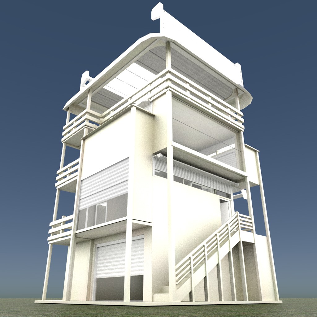 Tower-House Design Blender Game Engine preview image 1